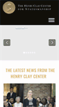 Mobile Screenshot of henryclaycenter.org